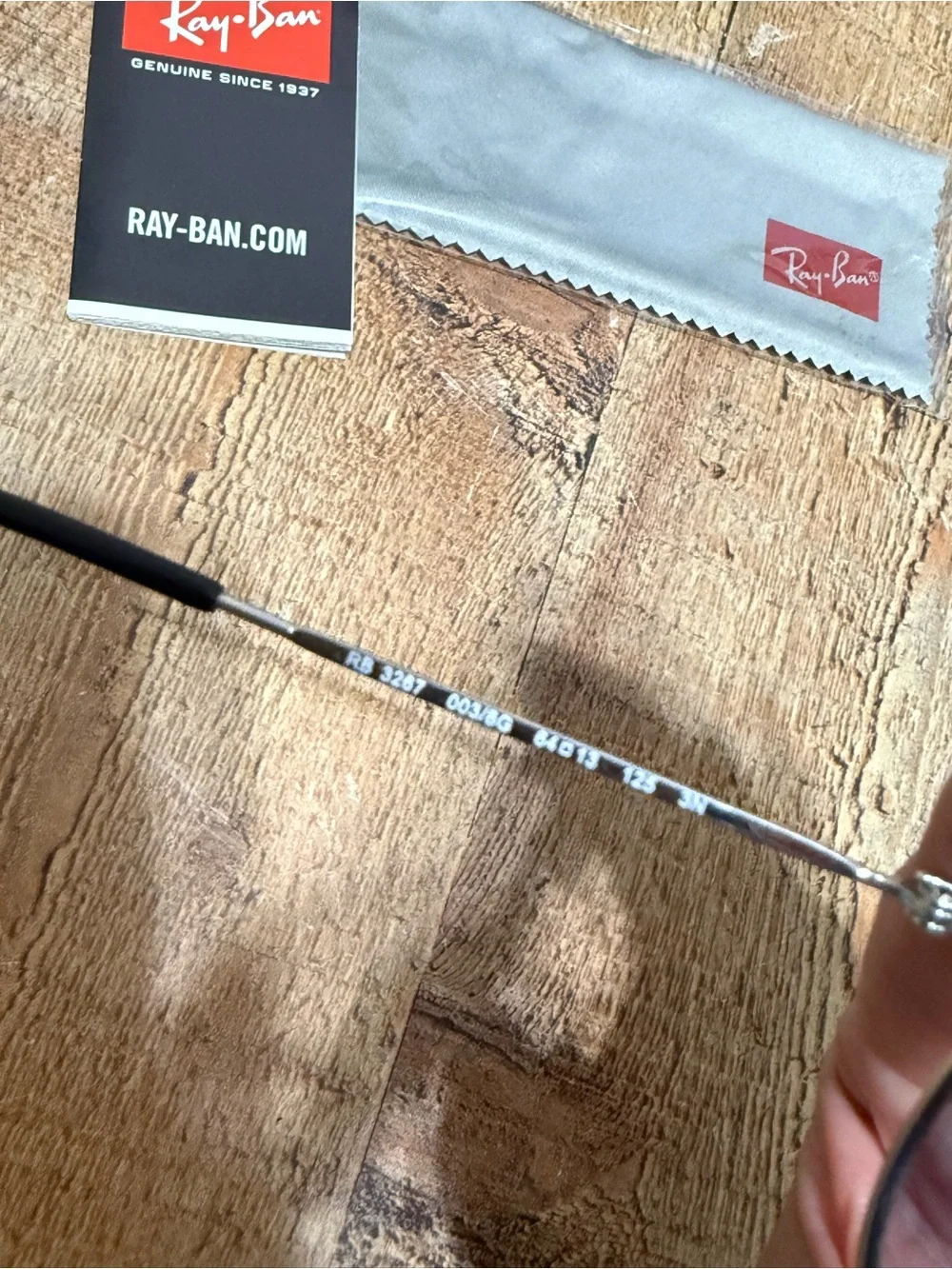 Ray-Ban RB3267 Silver with Grey Fade Lens 64mm Sunglasses These may have some mi